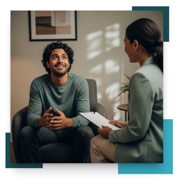 therapist with patient therapist with patient
