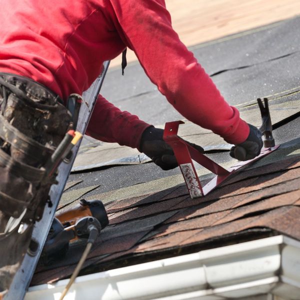 roofer working on roof