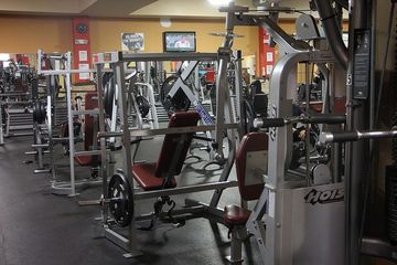 exercise equipment in gym