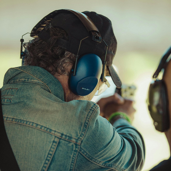 shooting pistol
