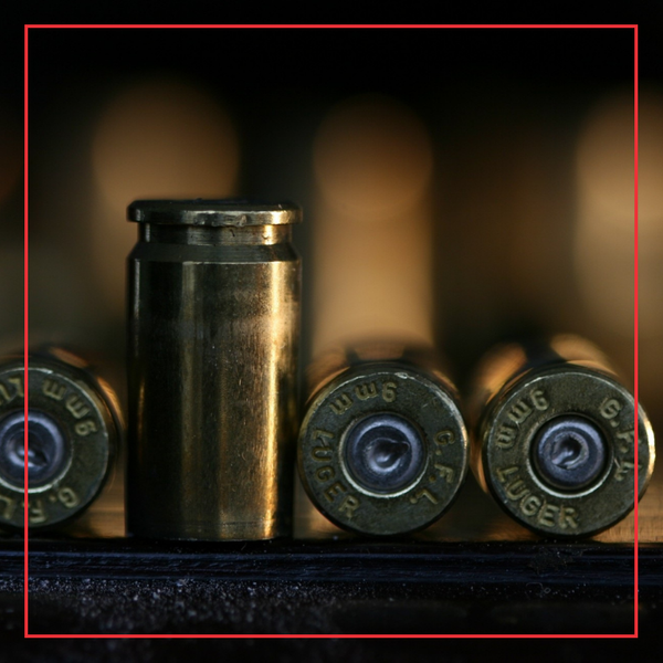 close-up of ammo