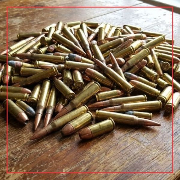 ammo on table