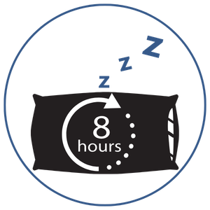 pillow with zzz's coming from it