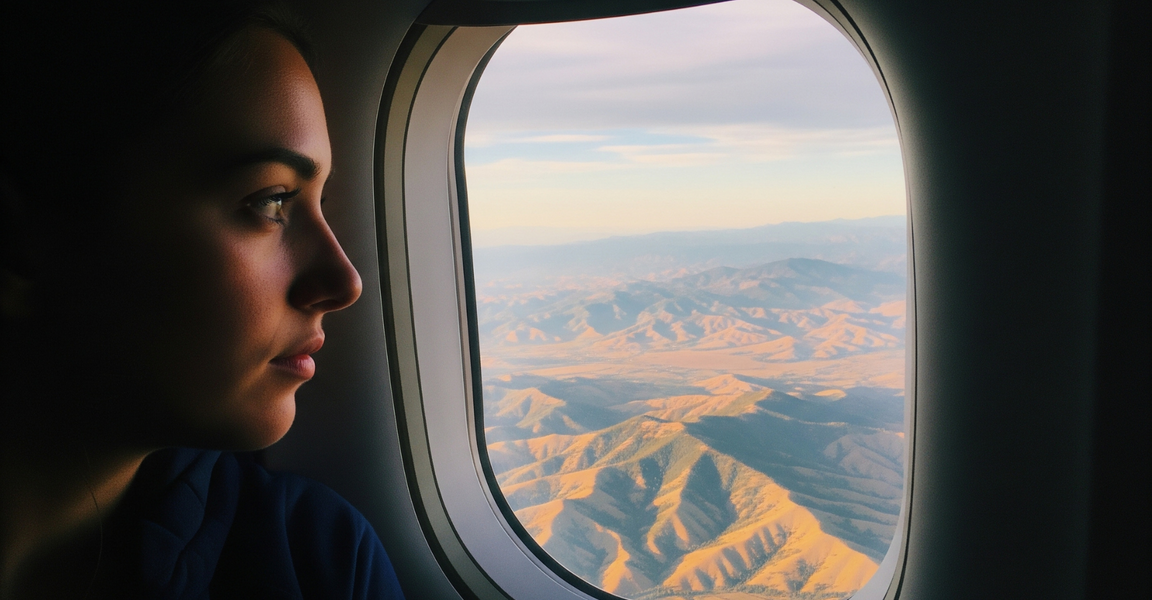 Person Looking out the window