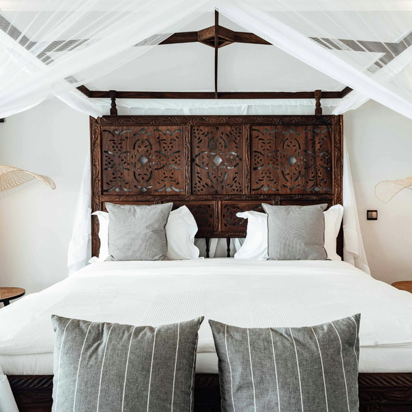 A home bedroom. A home bedroom.