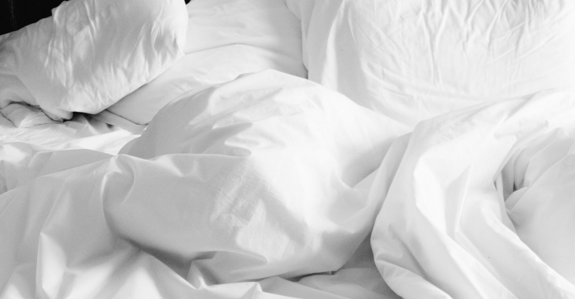 crumpled bedding 