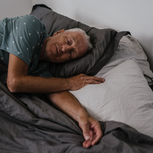 man sleeping on side man sleeping on side