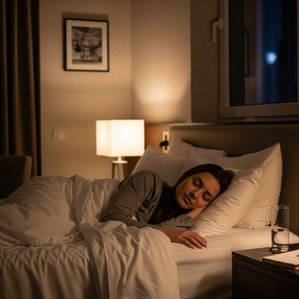 Person Sleeping Restfully Person Sleeping Restfully