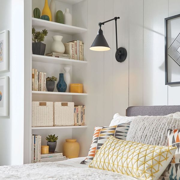 Flexible Arm Sconce In Bedroom