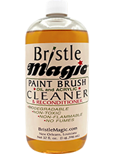 Bristle Magic 32 oz Paint Brush Cleaner – Non-Toxic & Biodegradable