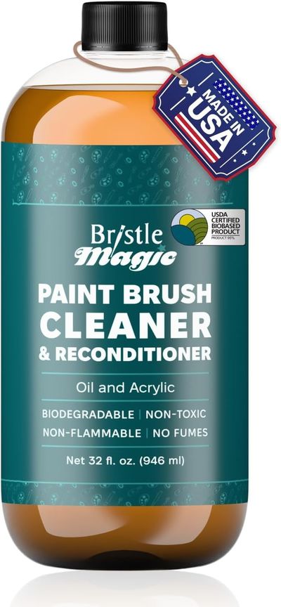 Artist Paintbrush Cleaner | Bristle Magic 32 oz NewLabel.jpg