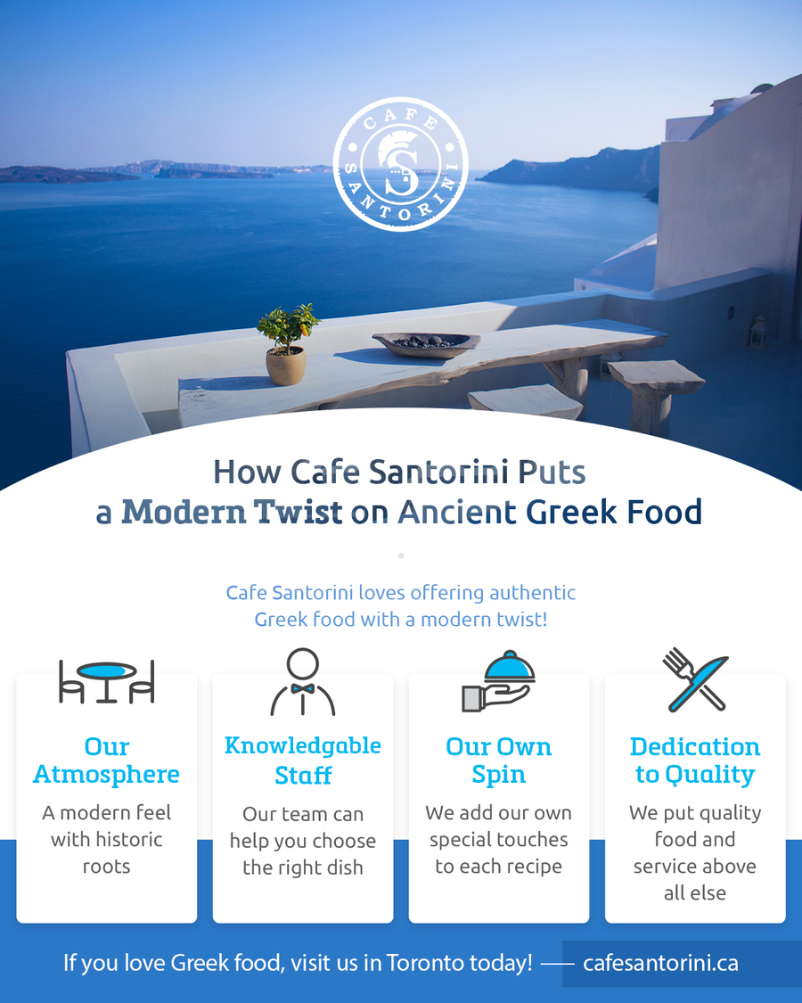 How Cafe Santorini Puts a Modern Twist on Ancient Greek Food