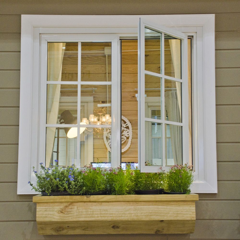 window with flowers 