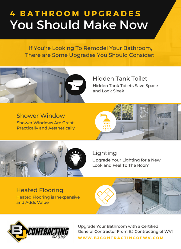 Infographic - 4 Bathroom Upgrades You Should Make Now - M35999 - BJ Contracting of WV.png