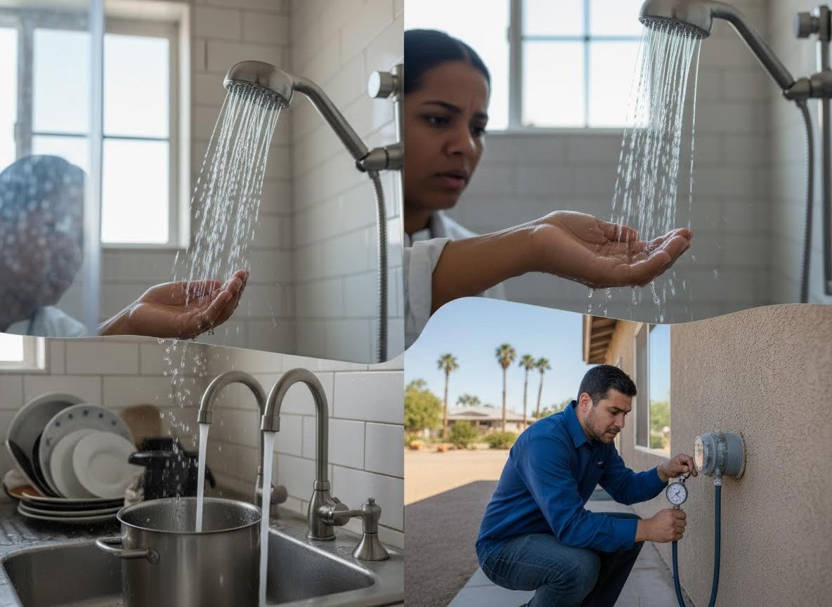 Home Water Pressure Issues and Plumbing Service