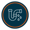 pipe leak icon