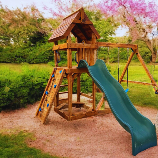 An outdoor playset