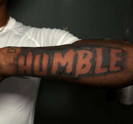 Lettering Tattoo Humble| Twisted Tattoo