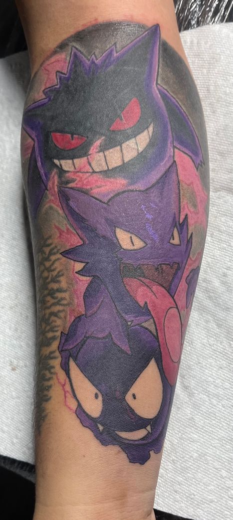 Pokemon Gengar Tattoo | Twisted Tattoo
