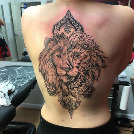 Lion Mandala Tattoo | James | Twisted Tattoo 