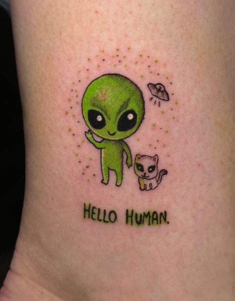 Alien Tattoo | Twisted Tattoo