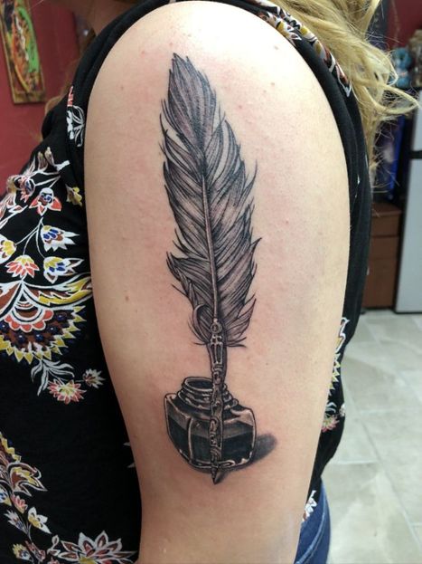 Feather and Ink Tattoo | James | Twisted Tattoo 