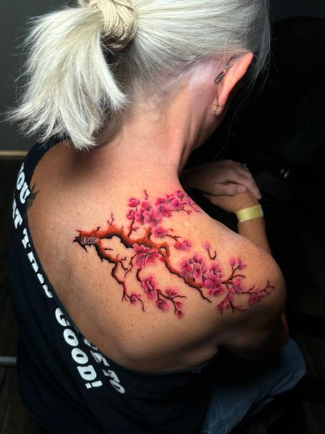 Cherry Blossom Tattoo | Twisted Tattoo