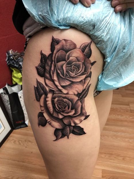 Realism Rose Tattoo | James | Twisted Tattoo 