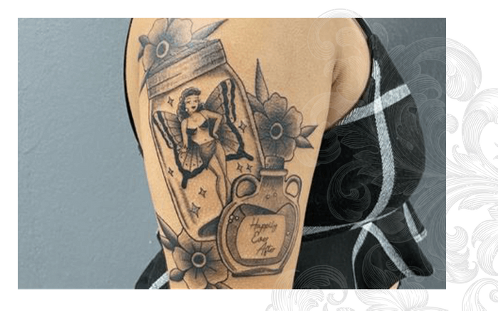 tattoo on a woman arm