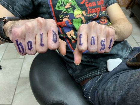 Knuckle Lettering Tattoo | Denise | Twisted Tattoo