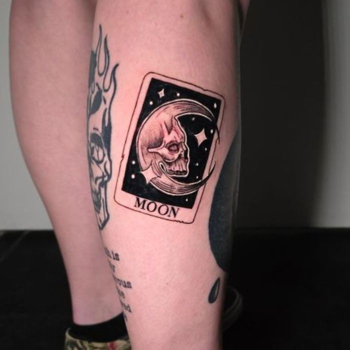 tarot card tattoo by Javier
