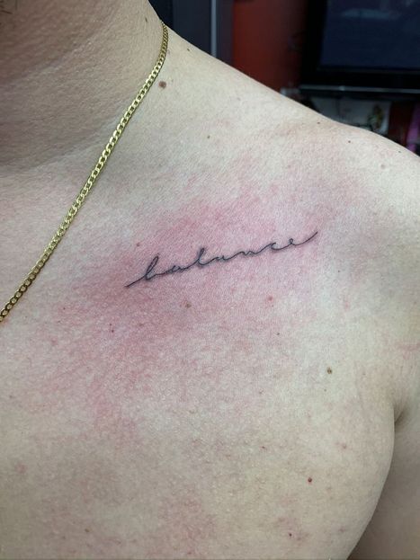 Lettering Tattoo | Denise | Twisted Tattoo