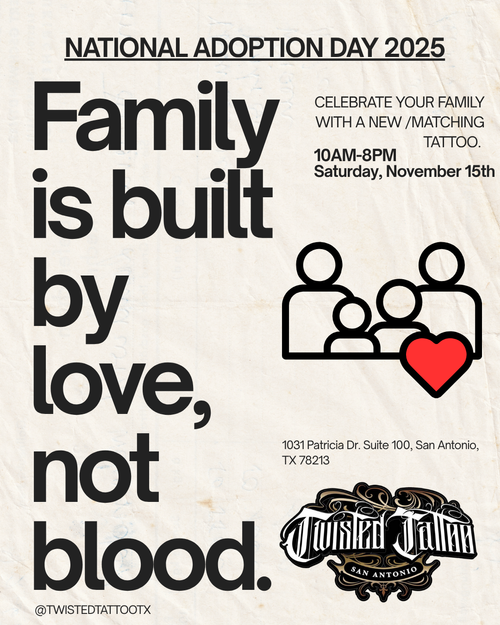 National Adoption Day 2025 | Twisted Tattoo TX.png