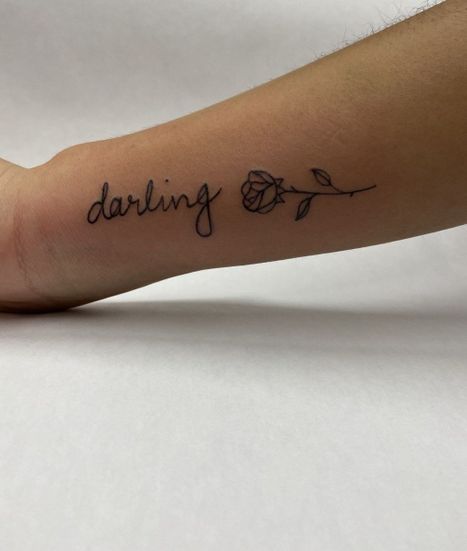 Lettering Tattoo | Denise | Twisted Tattoo