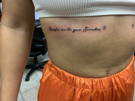 Lettering Tattoo | Denise | Twisted Tattoo