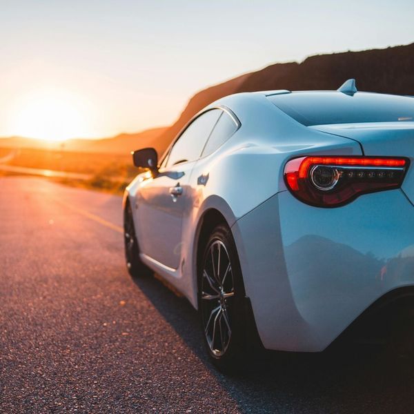 car on the road