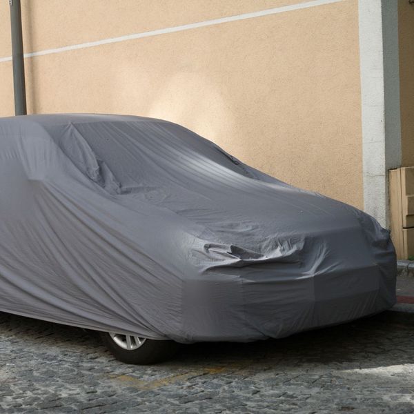 car with cover on it