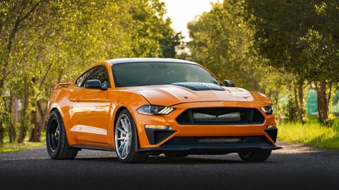orange sports car