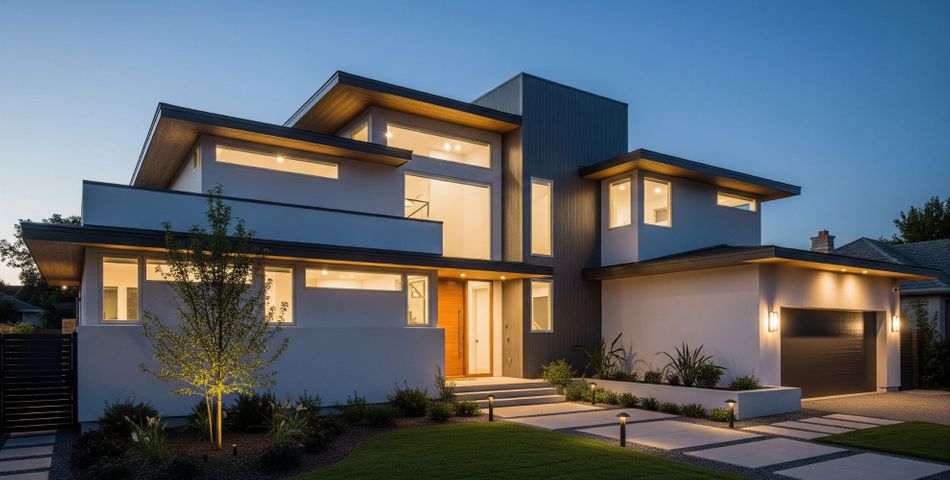 Custom built home.