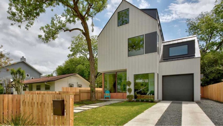 modern custom home build 