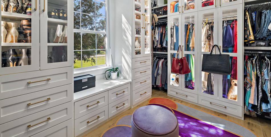 Custom walk in closet